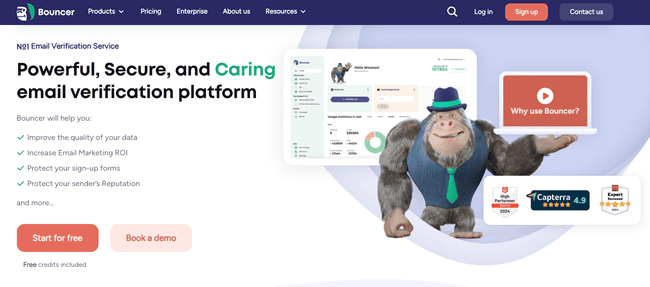 verificación de correo electrónico de Bouncer