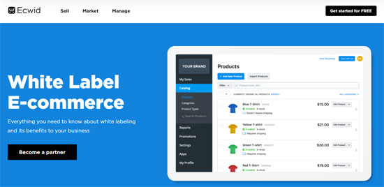 white label ecommerce reseller software