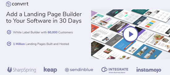 white label landing page builder saas