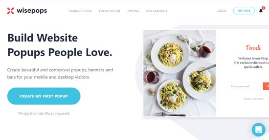 wisepops lead generation popups